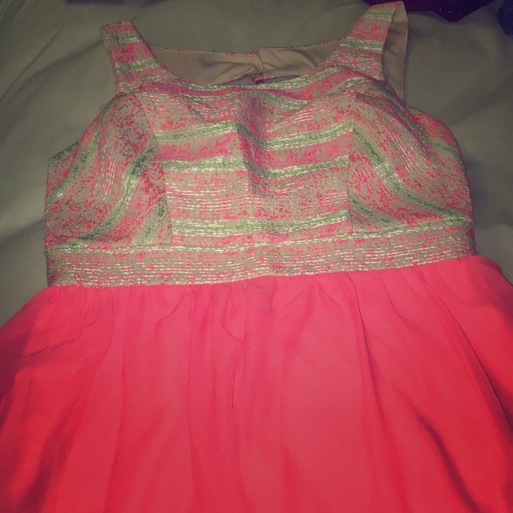 Size 9 open back dress.